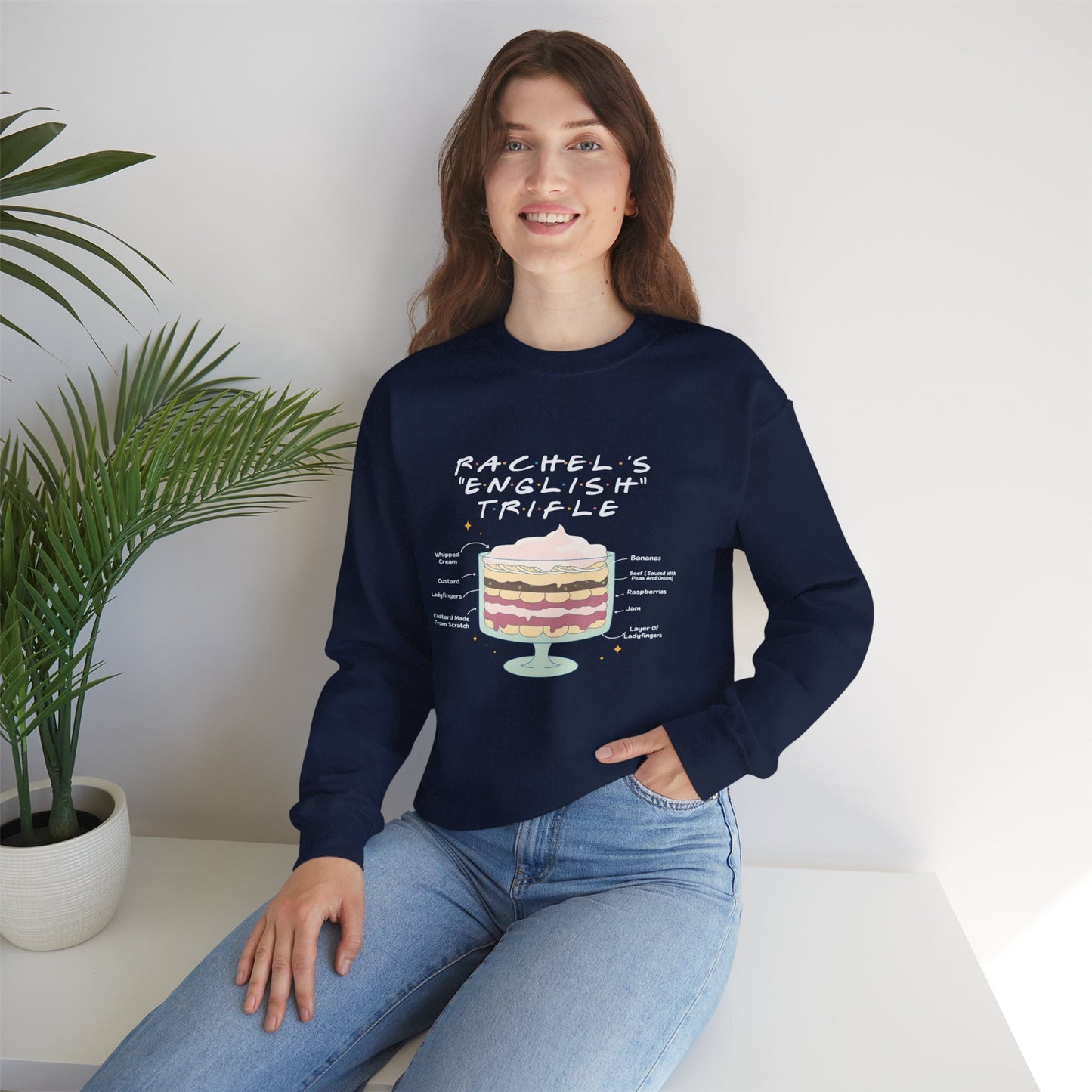 Rachel Green English Trifle Friends TV Show Thanksgiving Sweatshirt