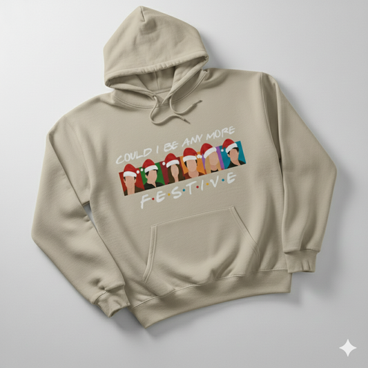 Festive Unisex Hoodie - Cozy Holiday Sweatshirt, Christmas Gift, Casual Wear, Winter Apparel, Party Outfit