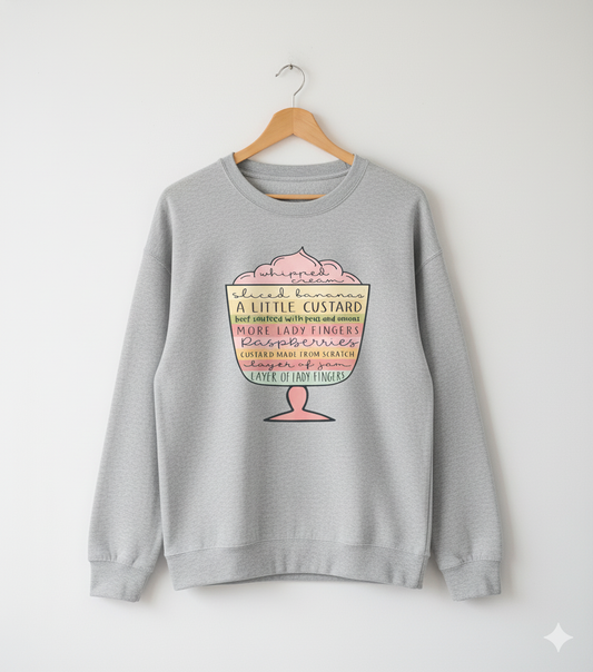 Rachel Green English Trifle Friends TV Show Thanksgiving Sweatshirt